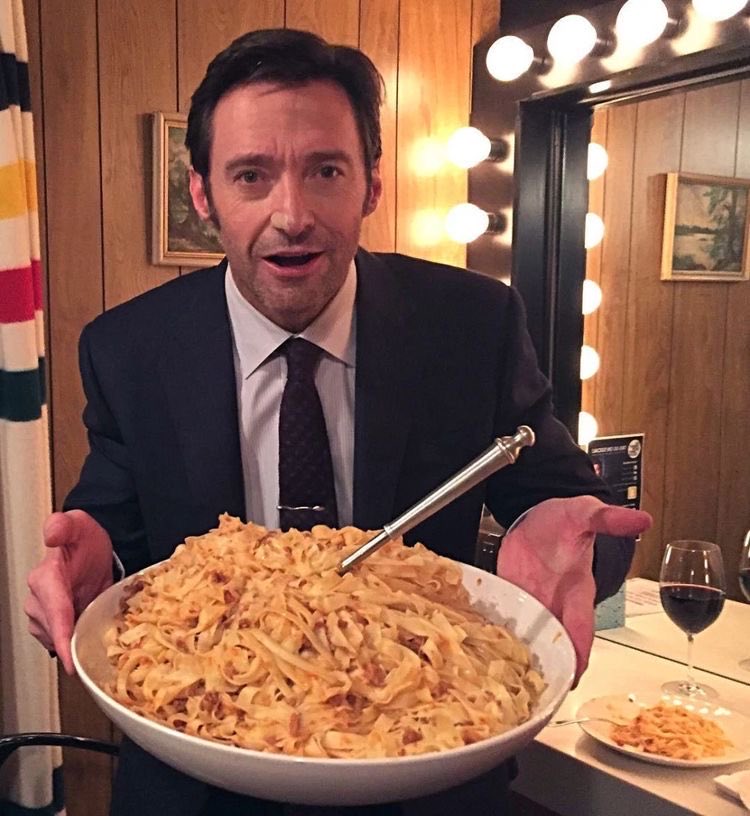 FansHugh's tweet photo. Damm this view Hugh and pasta ❤️❤️ https://t.co/GcssILQmEo