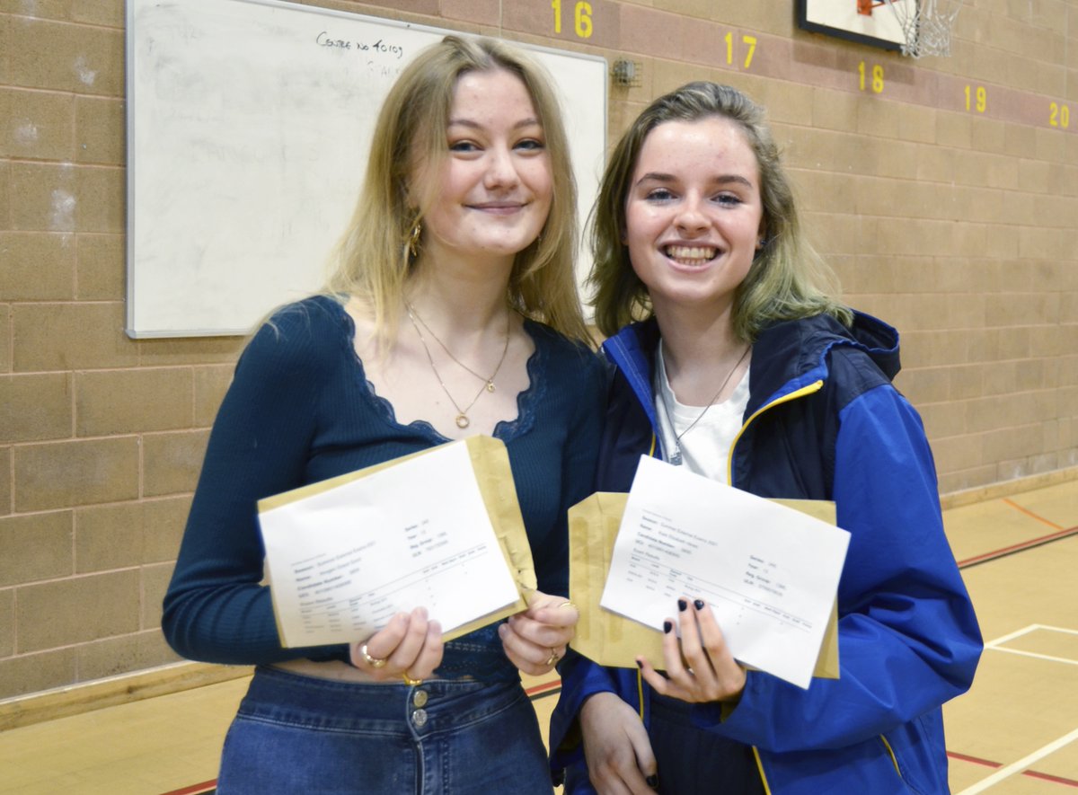 LymmHighSchool's tweet photo. Imogen Good got all A*s and is heading to Edinburgh to study Biological Science. Kate Hines got 3 A's and will study Adult Nursing at Southampton.
#alevels2021 #ALevelResultsDay2021 #AlevelResults2021 https://t.co/9qby56wYe4