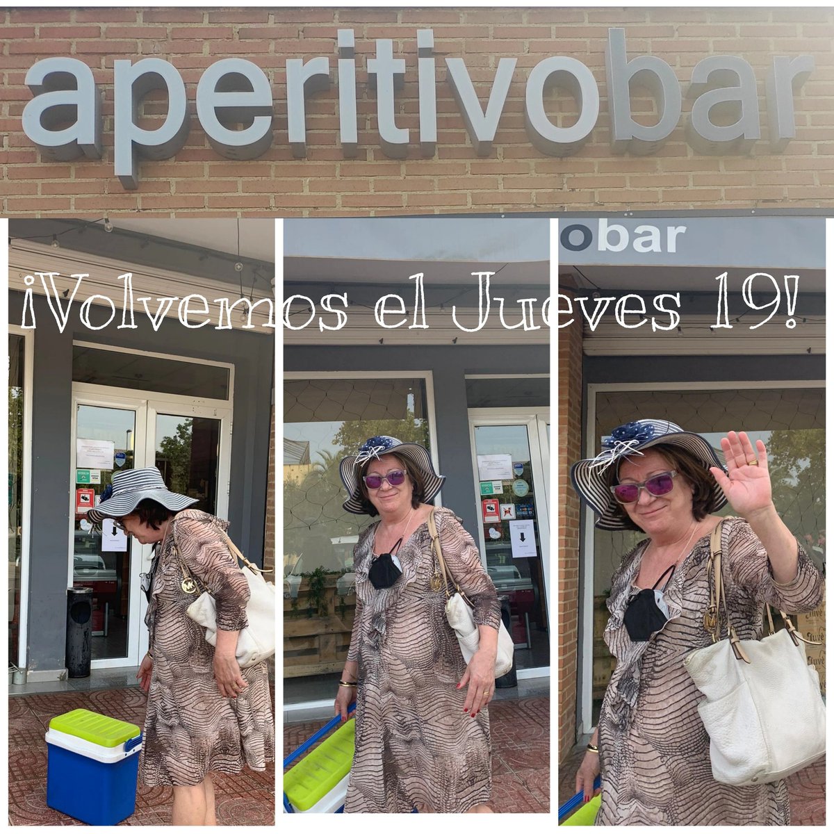 AperitivoBar's tweet photo. Nos vemos en una semana. El jueves 19 volvemos después de una semana de #descanso 

¡Muchas gracias a todos!

#agosto #godella #valencia #tapas #familia https://t.co/OHIDNRIzdQ