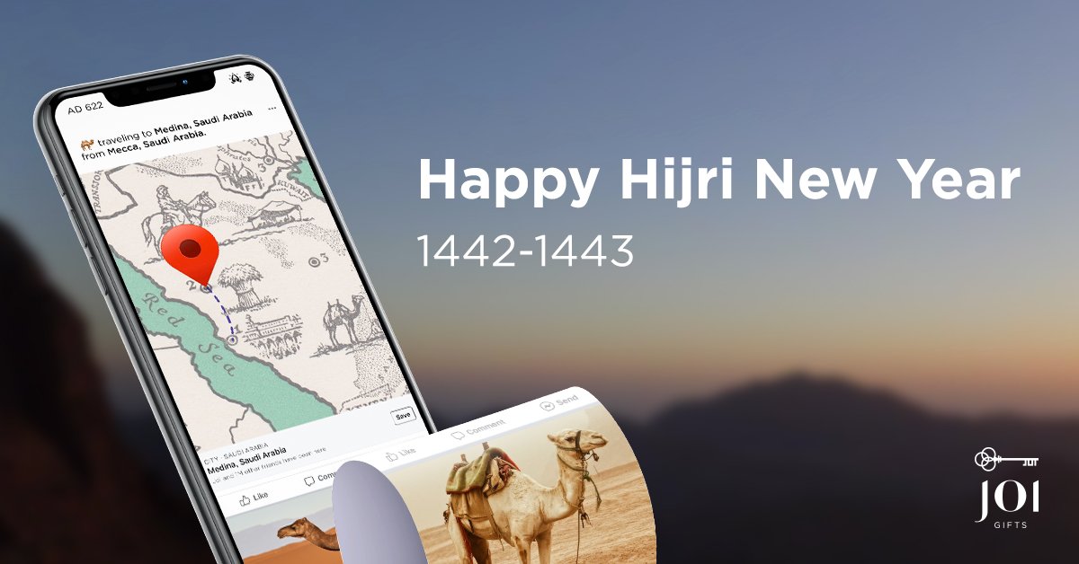Wish your dear ones a Happy Islamic New Year differently and gift them something they can’t forget. #HijriNewYear