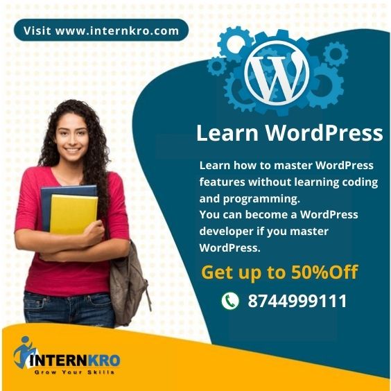 intern_kro's tweet photo. Learn #WordPress
Learn how to master WordPress features without learning coding and programming. You can become a #WordPress_developer if you master WordPress.
Call us:  8744999111
Drop your CV @ info@internkro.com
Visit https://t.co/lNQY6c6j3t

#WordPress #programming #Training https://t.co/JMZjcTEuO2