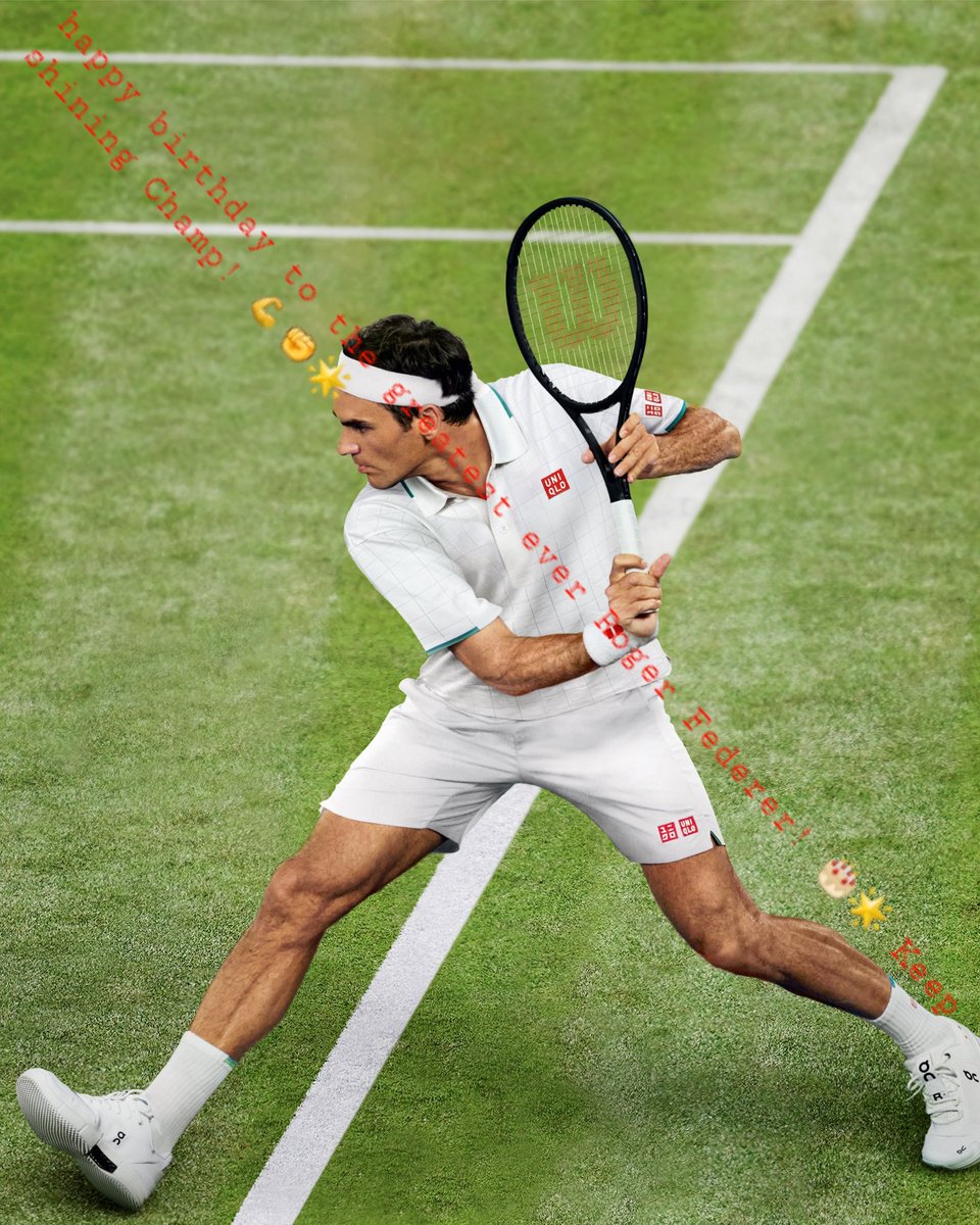 Roger_6_0's tweet photo. @Barilla @rogerfederer @SebLester Happy Birthday to the Greatest Ever Roger Federer 🎂 ! Keep shining 🌟 ! Keep Inspiring 💪! 

My wish for you on your birthday is to keep winning grandslams till you turn 50🙏❤
Only you can do it because you are 1 in a trillion 👟 #RF40Love https://t.co/ZU3D7v136M