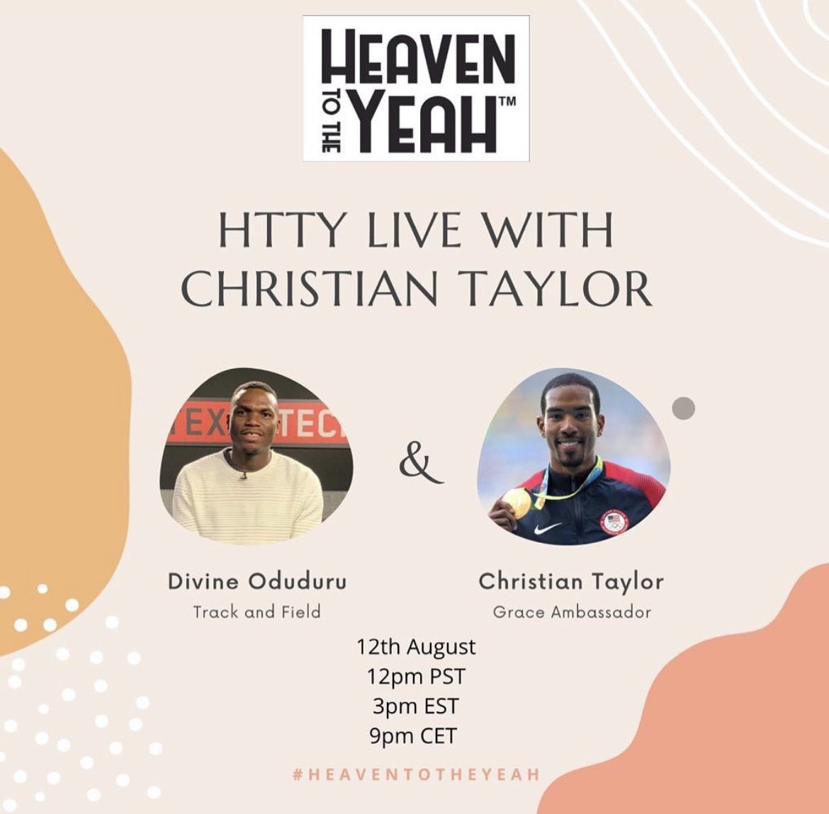 heaventotheyeah's tweet image. This week on our IG Live… hear how international sprinter &amp;amp; Olympian @odudurudivine1 lives with heaven in view. Join us! #htty 
cutt.ly/nQU6PwQ
•
•
•
#sprinting #sprinttraining #sprinter #track #trackandfield #love #mercy #heaventotheyeah