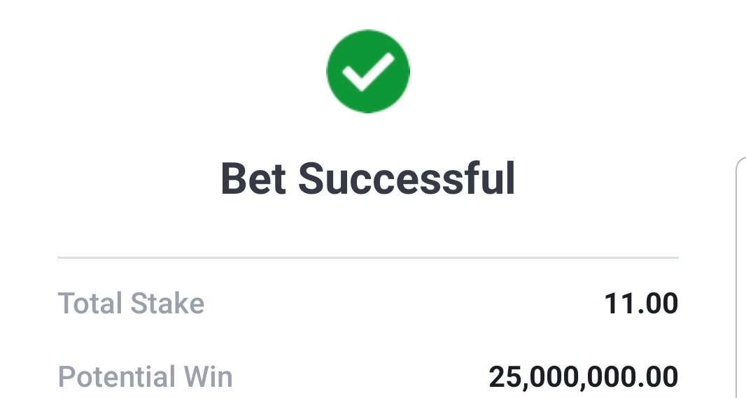 UC_TIPS's tweet photo. Be a millionaire💚

11 To win 25million on Sportybet 

Booking Code ➡️ 500RT for activation 
Booking Code ➡️https://t.co/lVoJgPpvgN
Edited version ➡️https://t.co/lVoJgPpvgN

Don't sit back and loose out fam 
Kindly RT for others ✅

 @CHIZZY_BB @Ada_Daddyya @LouieDi13 @ms__finest https://t.co/PF3xldZtPI