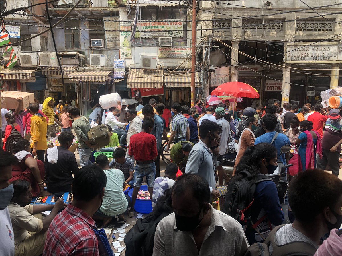 Sanjaykg5's tweet photo. In the Covid 19 situation # Safety # Security of common people and moreover #taxpayer at risk. Authorities are supporting these people who are #threat in every sense to the country… Main Road Sadar Bazar @ANI @narendramodi @ZeeNews @dtptraffic @PMOIndia @PIBHomeAffairs @WHO https://t.co/mh0JlNFZWk