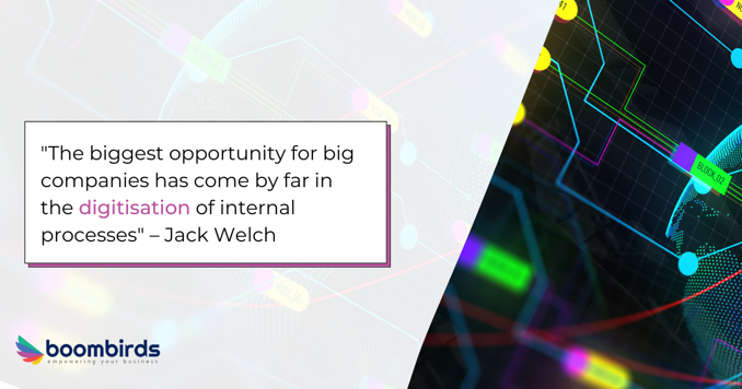 Goboombirds's tweet photo. "The biggest opportunity for big companies has come by far in the #digitisation of internal processes" – Jack Welch

Start with documenting your business procedures https://t.co/ESR9MsJxbE https://t.co/sXGrmfx7kF