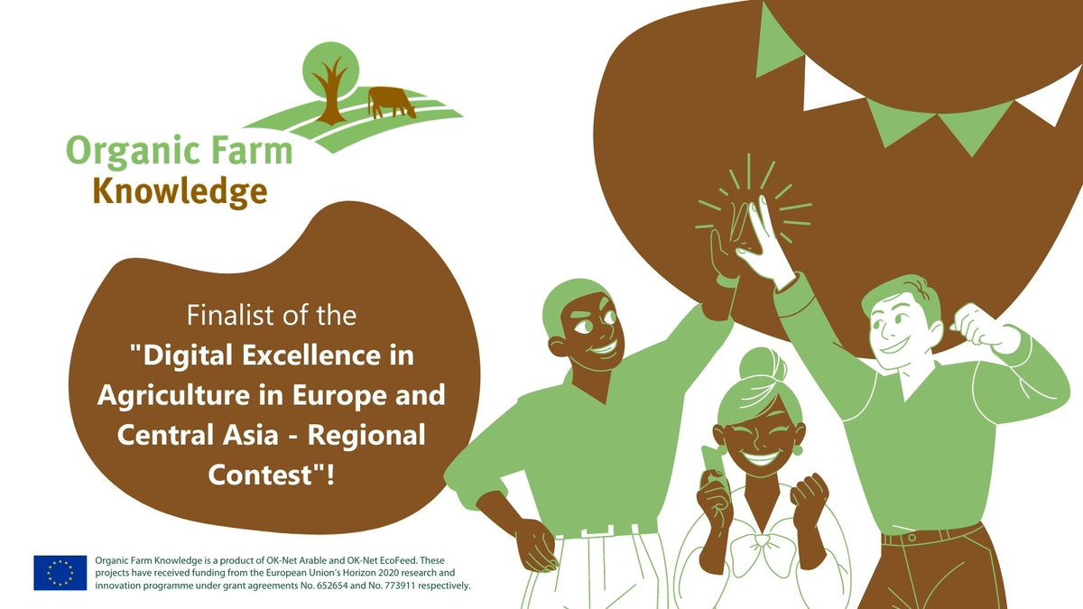OrganicsEurope's tweet photo. .@ITUEurope nominated the #Organic @farm_knowledge Platform as a finalists of the “Digital Excellence in Agriculture in Europe and Central Asia - Regional Contest” and we are very proud of this result! Read more &amp; stay tuned for the ceremony on 23 Sept 🤩 https://t.co/oOKEGAUuHj https://t.co/IwVI2E4XLV