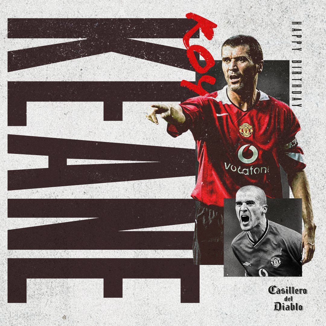 Happy 50th birthday to the greatest midfielder of all time, Roy Keane, who turns 50 today!  
