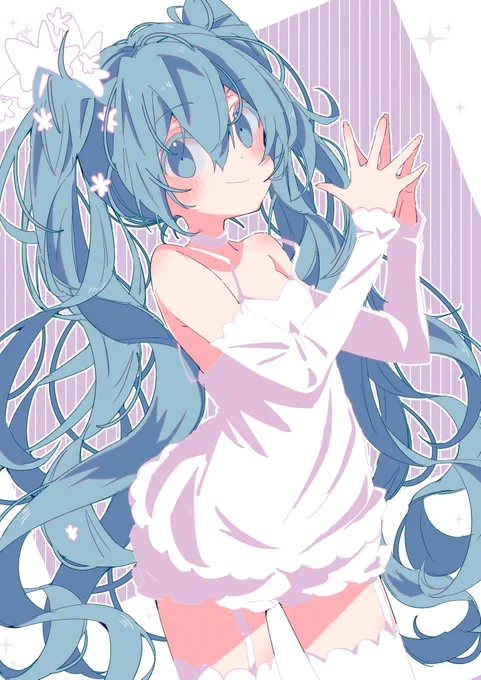 白 