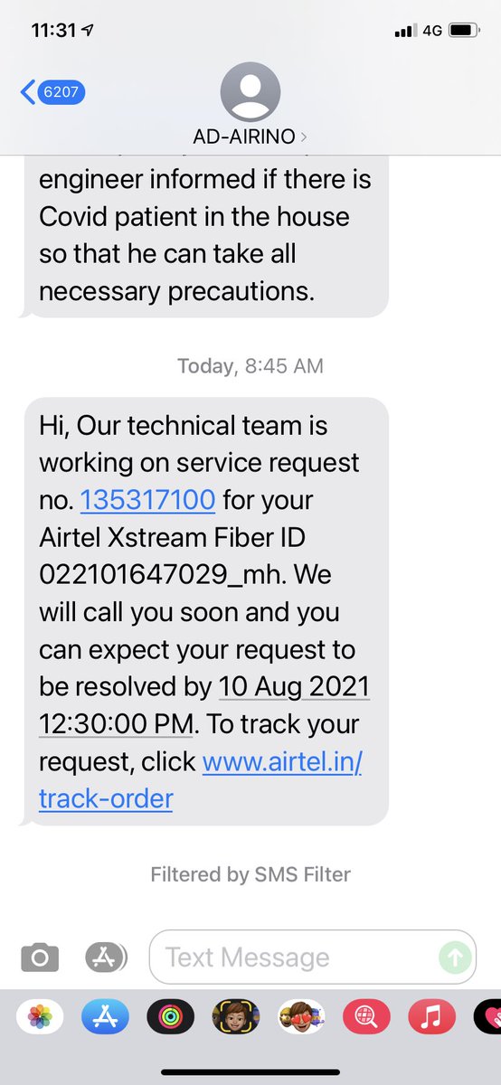 ravinders1967's tweet photo. @Airtel_Presence @airtel_x @airtelindia thats how d engineer visits on customer complaints are assigned , timing shifted and shown as resolved even without any actual visit or resolution !!!following up at all level without any support frm Airtel!Can anyone help!! https://t.co/UKMczIXLs4