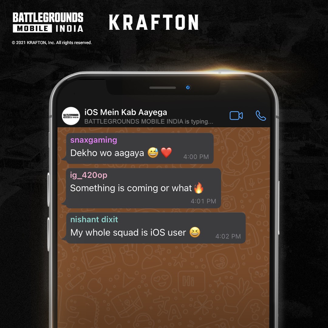 BattleGroundsmi's tweet photo. Every person in the gaming community be like 🤔 🍎

#BATTLEGROUNDSMOBILEINDIA #INDIAKAGAME #BGMI #Gamers #INDIAKABATTLEGROUNDS https://t.co/5440PgXapm