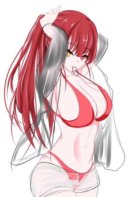 数枚ボツになったけどようやく綺麗な船長描けそう 