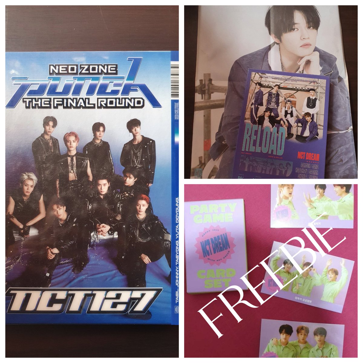 VelvetexShop's tweet photo. lfb / wts (philippines only) REPRICED 

*470 pesos for these two albums with nct dream card set freebies 

please help in retweeting! 🥺 
dm to inquire! 

tags: nct 127 dream punch reload freebies affordable 🏷 https://t.co/hYVWBSjv53