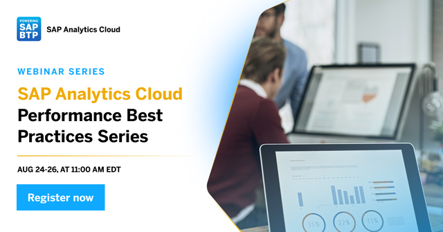 On your marks, get set, enhance! Whether you use SAP Analytics Cloud for business intelligence or planning, there’s probably some untapped performance you can unlock. Learn how in our best practices webinar series form August 24 through 26! bit.ly/3jAyfNk