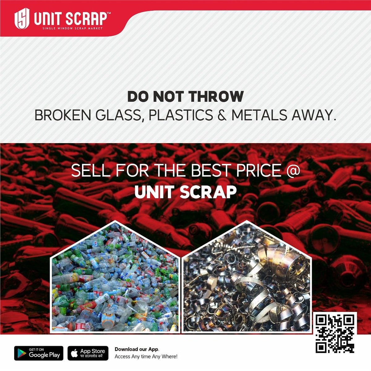 UnitScrap's tweet photo. Looking for an easy &amp; reliable way to sell your recyclables waste?
With Unit Scrap, you can sell Paper, Metal, Glass, Plastic and other items for the best exchange prices.
Get Started now!♻️
👉Android: https://t.co/gvqtt392Uy
👉iOS: https://t.co/V7Vx84miI6

#UnitScrap https://t.co/aY0YQPEhs7