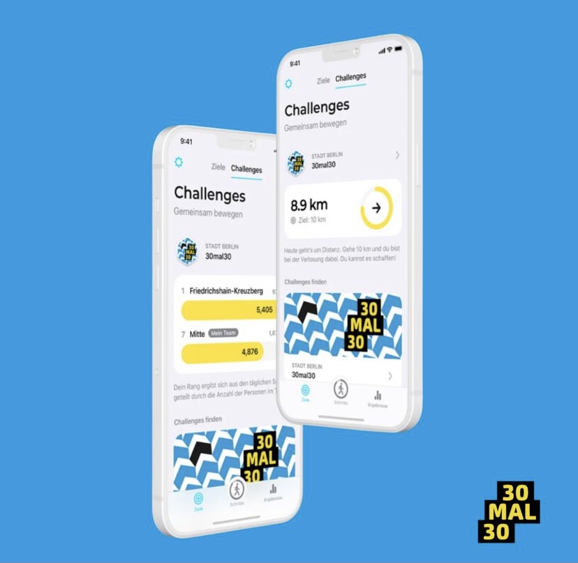 StepsAppTeam's tweet photo. Am 23. August 2021 geht's in Berlin los!!!
30 Tage. Mindestens 30 Minuten bewegen pro Tag. 30x Gutscheine gewinnen.
⠀⠀⠀⠀⠀⠀⠀⠀⠀
#30mal30 #StepaApp #schrittesammeln #FitnessApp #berlincity #berlintagundnacht #berlinfit #berlinfitness #berlinbewegung https://t.co/Ktmp676TZS