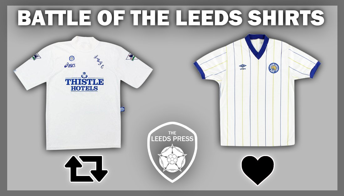 Battle of the #LUFC shirts: Quarter final

RT= Home 1995-96
❤️= Away 1981-84