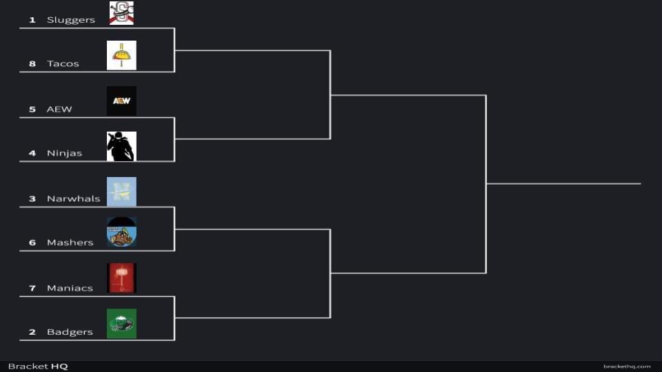 Who makes it out with the ship this year? Only 8 teams remain <a href="/LWA_Ninjas/">Nighttime Ninjas (13-9)</a> vs @LWA_AEW and <a href="/LWA_Sluggers/">Squints Sluggers (14-11)</a> vs @LWA_Tacos start up the action Wednesday night.