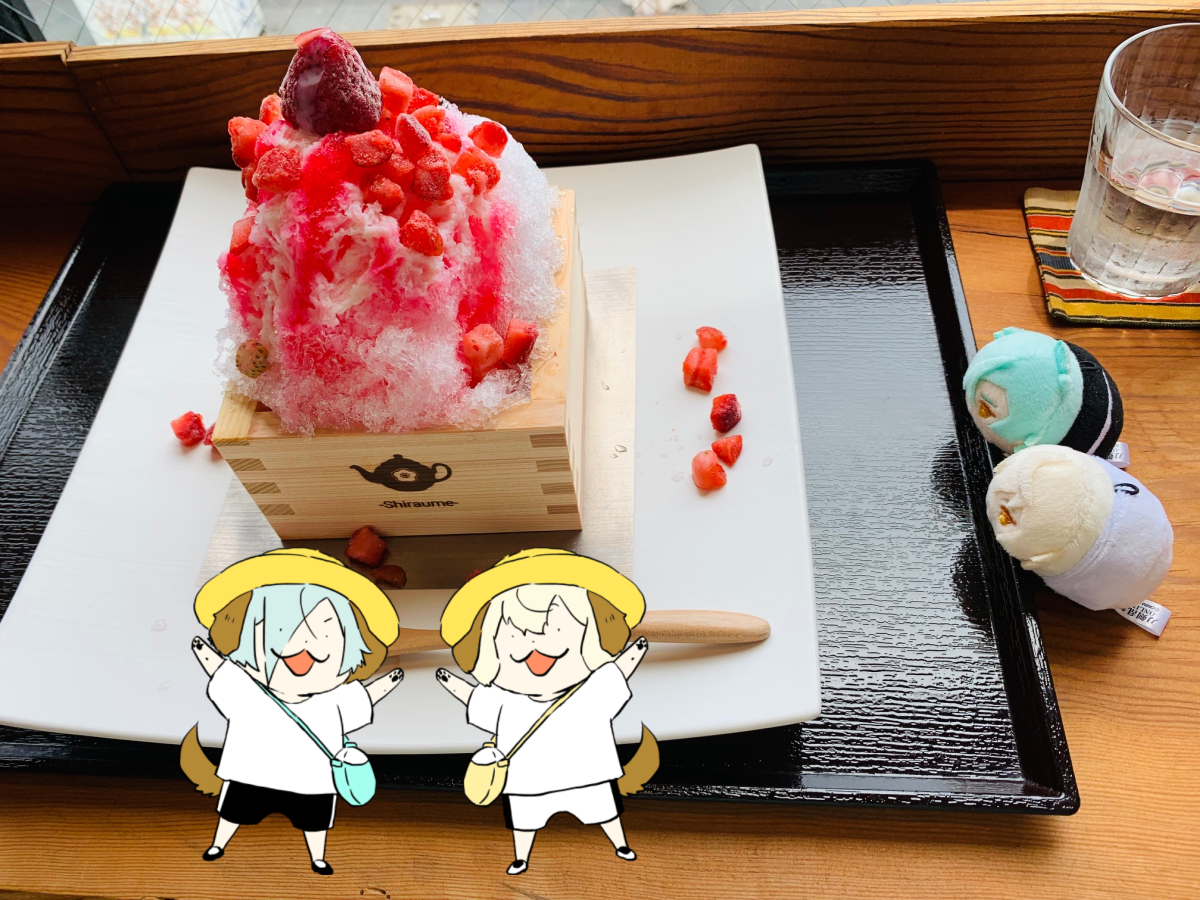「お出かけできない🐶🐶たちを写真で連れて行ってあげる遊び 」|たついのイラスト