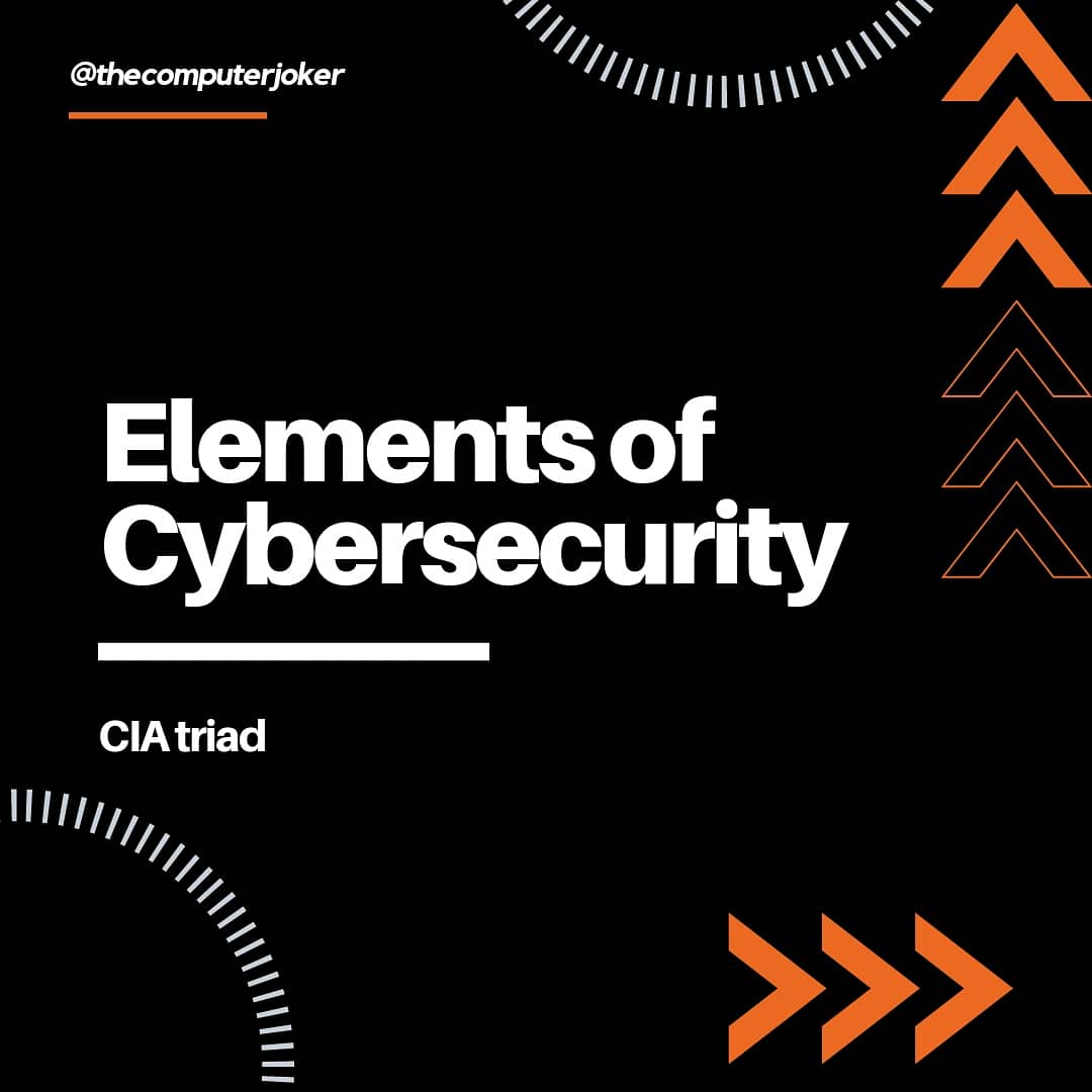 computerjoker's tweet photo. The most important and fundamental elements of Cybersecurity also known as CIA triad.

#infosec #cyber #ciatriad #confidentionality #integrity #availability
#datasecurity #pythonprogramminglanguage #computersociety #technologyofindia #tor #artificialintelligence #infosec https://t.co/tNWhU6GkGP