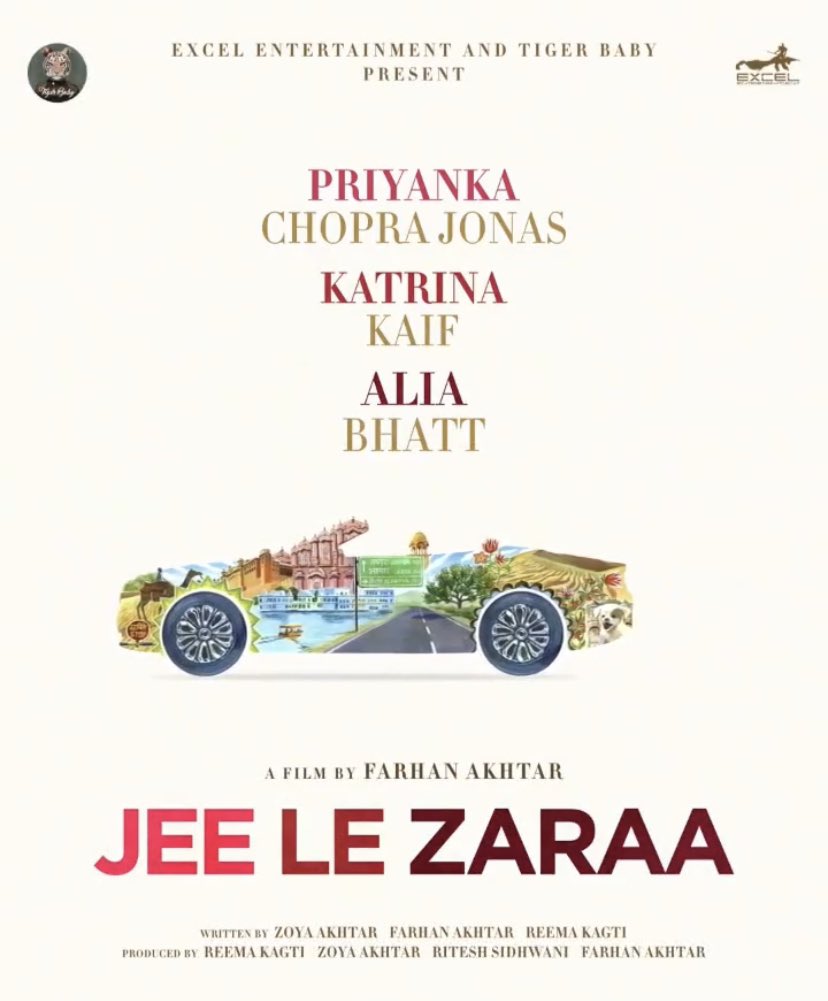 afterclimax's tweet photo. On The 20th Anniversary Of #DilChahtaHai #FarhanAkhtar Announces His Next Directorial Road Trip Film #JeeLeZaraa 

Starring #PriyankaChopra #KatrinaKaif &amp; #AliaBhatt 

2023 release!!

#priyanka #PriyankaChopraJonas #Katrina #BollywoodNews #bollywoodstars #bollywood #HindiNews https://t.co/WCoeNc8aKn
