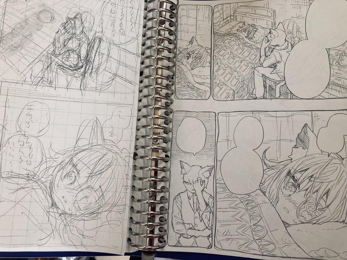 現在7話描いております。
クラロアの年齢や制作秘話が載っていたりするpixivFANBOXで制作費のご支援頂けたら嬉しいです…!→ https://t.co/X8mKz7DiUv 