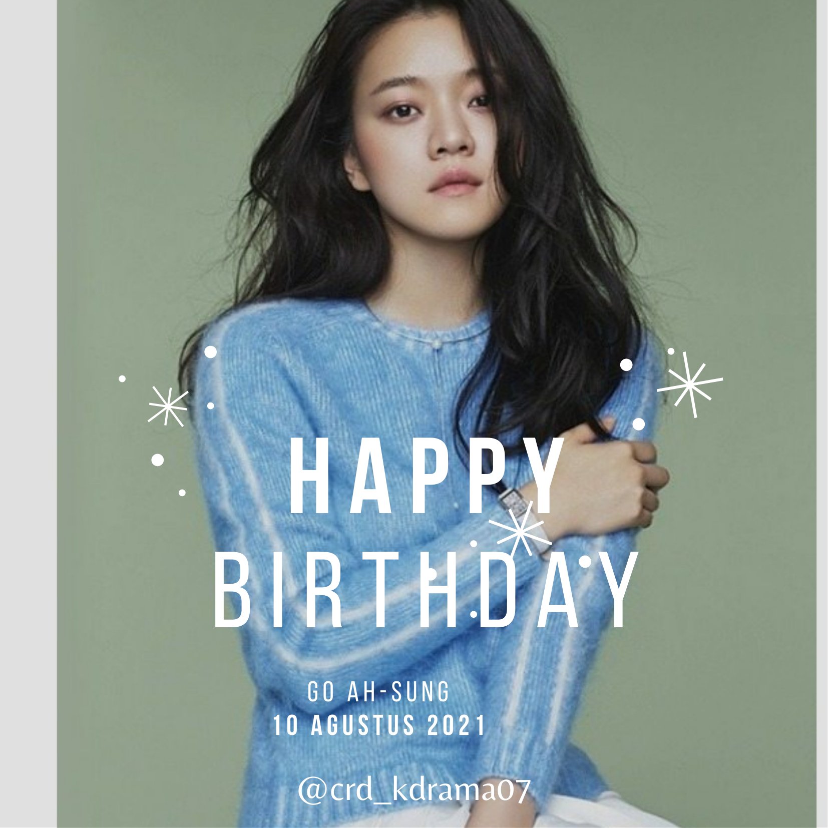 Happy Birthday 29th Go Ah-Sung     .    