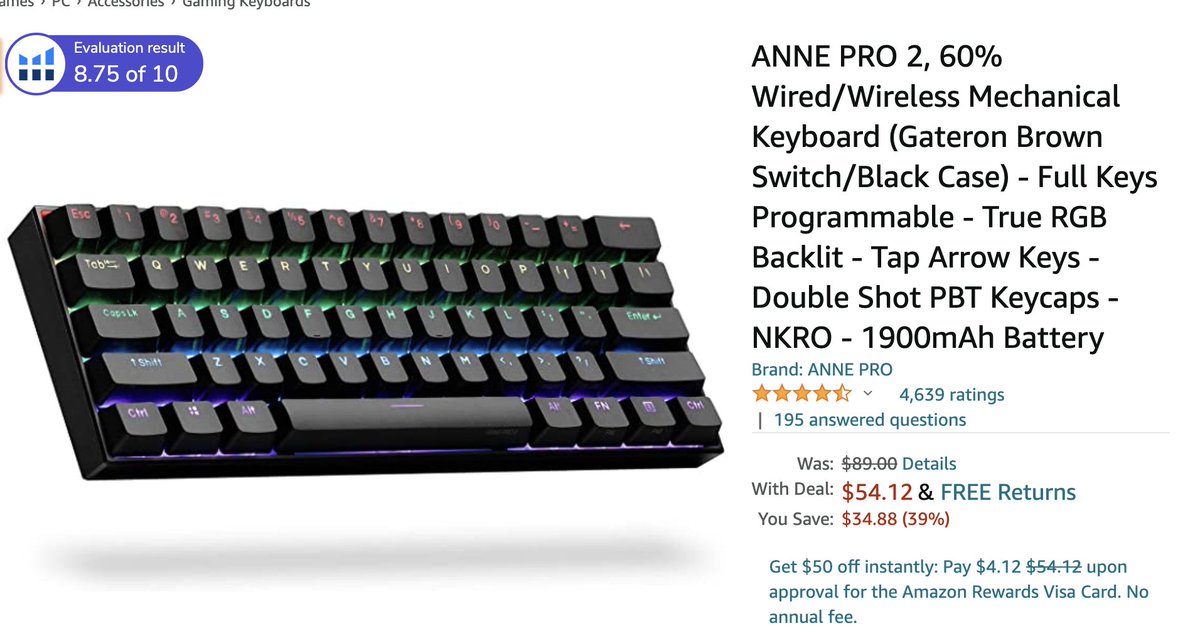AnneProOfficial's tweet photo. I just learned that we are in the middle of one of the best sales of the year! The Anne Pro 2 starts at $54 for the black version and $71 for the white version.

https://t.co/ojDz7NY5XL https://t.co/BzhrCQJABW