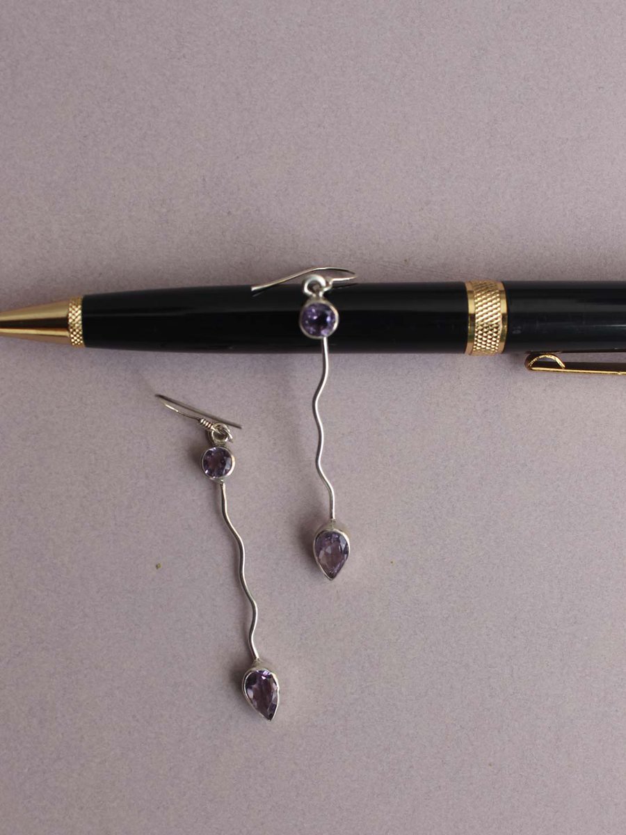 Shilphaat's tweet photo. Handcrafted, Light-purple, semi-precious stone fitted, everyday use, Long, Trendy, 92.5 real silver fashion earrings.
.
Buy at https://t.co/0uWl2ZEjHi
https://t.co/Y72mjO0w4b
.
#earring #silverearrings #danglers #realsilverjewellery #trendyearring #shilphaat https://t.co/pOi9LmT5KZ