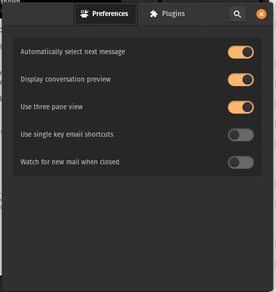 pietrodc0's tweet image. #LinuxAdventure
Please... please tell me that I&apos;m really noob and these are not the only available preferences/settings of #geary