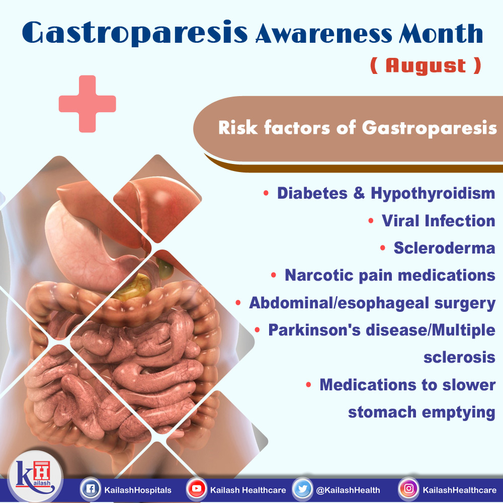 KailashHealth's tweet image. Having autoimmune diseases or other health conditions can risk a person to Gastroparesis. 

Consult our Gastroparesis.
Book an Appointment: kailashhealthcare.com

#GastroparesisAwarenessMonth #GastroProblem #stomachpain #INDIGESTION #StomachBurn #GastroparesisRisk
