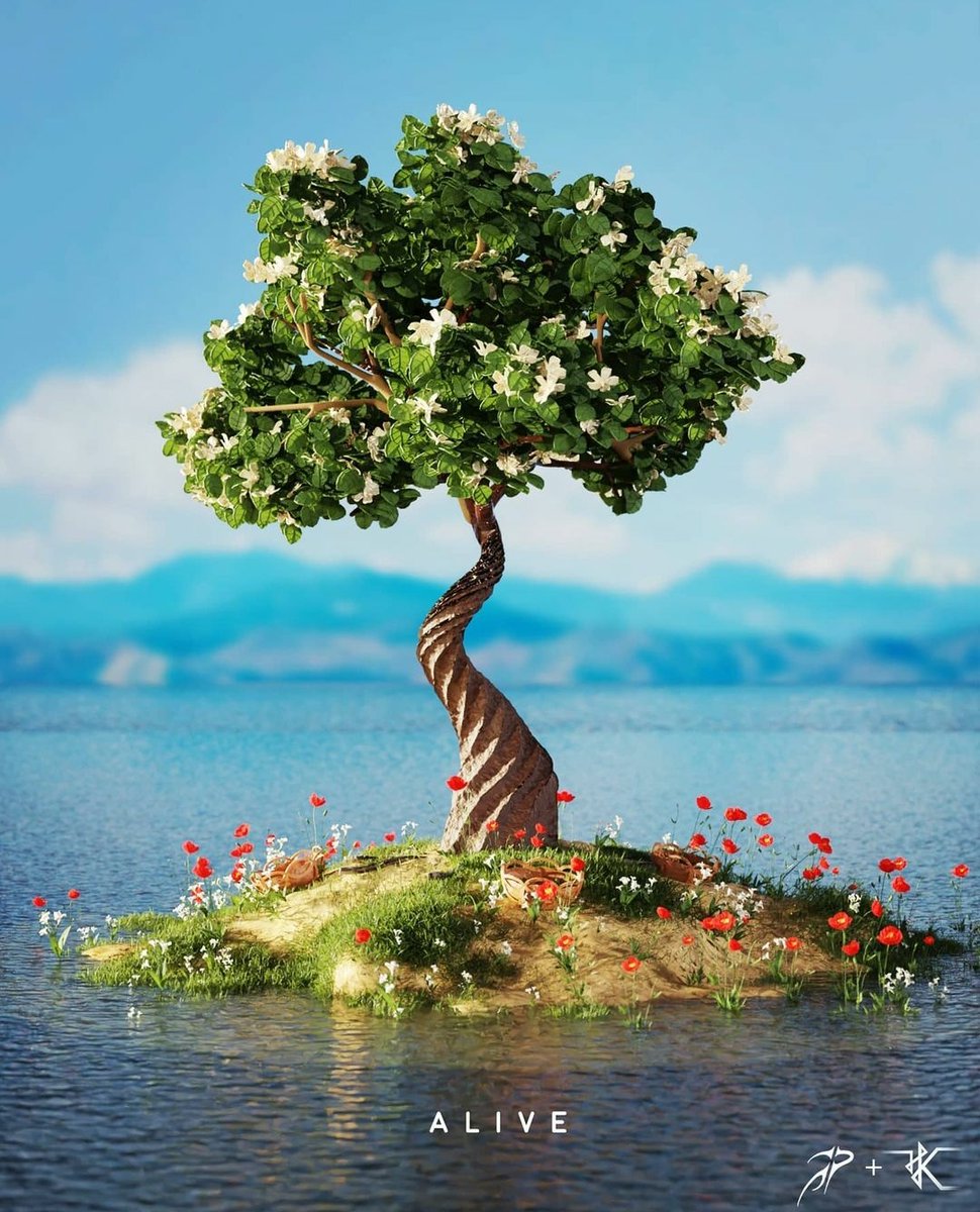 ZoneDexter's tweet photo. A L I V E 🌳🌼
.
#blender3d #b3d #cyclesrender #adobe #aftereffects #surreal #alive #mystic #transcendent #weeklyrender #render #3d #scifi #renderzone #blendercommunity #blenderrender #blenderguru #blendercycles #art #design #abstract #nft #nftart #nftartist https://t.co/eQWudMmgFX