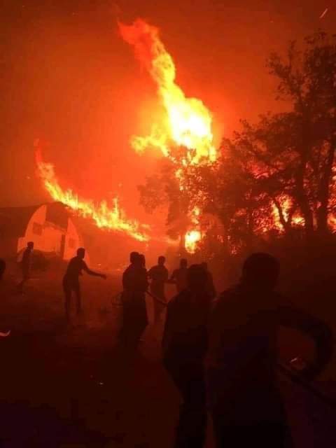 LeilaGsm's tweet photo. La kabylie brûle 
Mon cœur brule 

#تيزي_وزو_تحترق https://t.co/J957AMFzFE