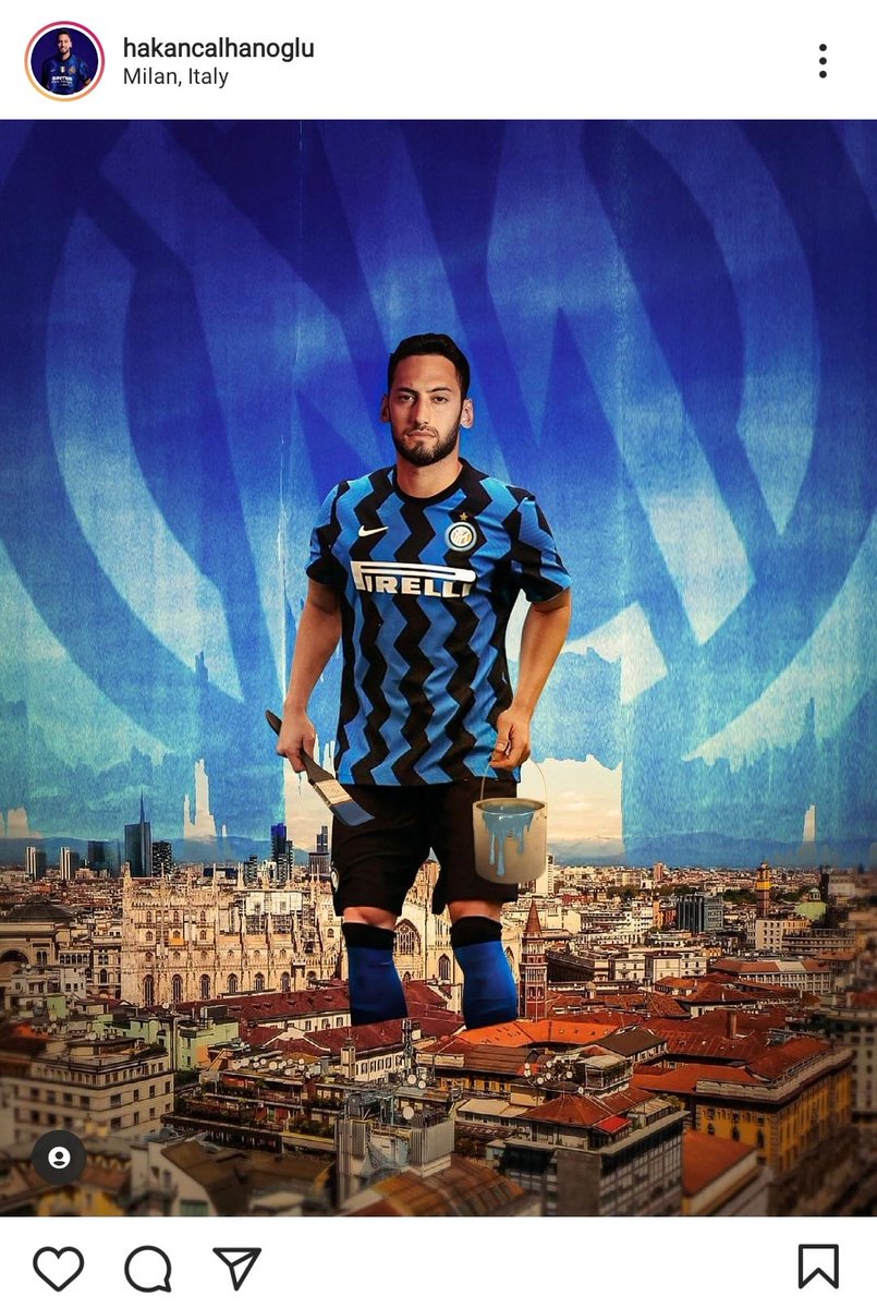 rossonerifreak's tweet photo. Calhanoglu @hakanc10 already doing his job at Inter. https://t.co/MxNtQRErDh