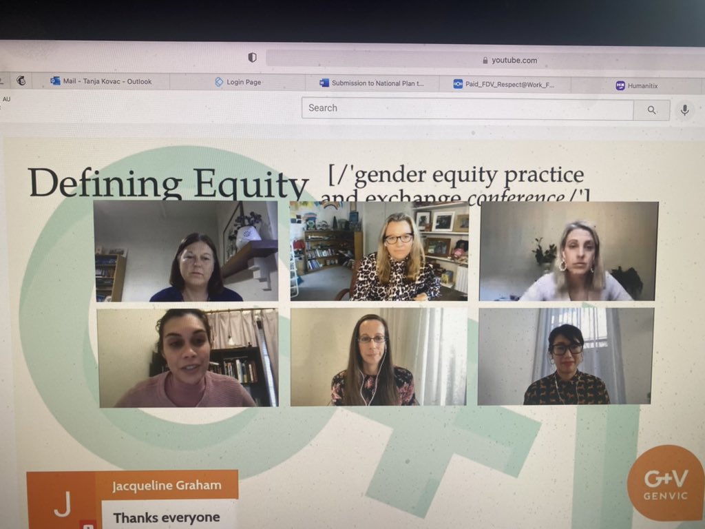 TanjaKovac's tweet photo. All panels at #DefiningEquity were awesome but this: Just wow. Can’t we have @leonora_risse &amp; @EconomistAnge &amp; Stacey Ong, Sandra Buckley &amp; @georgiedent do the nightly finance news? I don’t care about the price of gold. I want to know #wagegap #supergap #childcarecosts https://t.co/Rvtcytk2bm