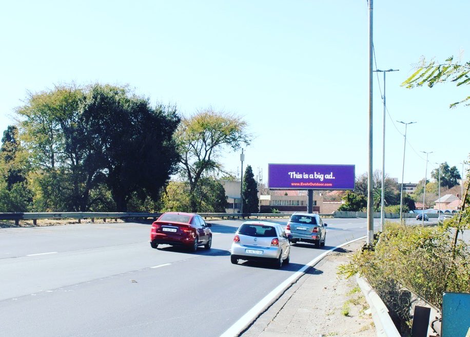 This is a big Ad #OOH #EVOLVoutdoor