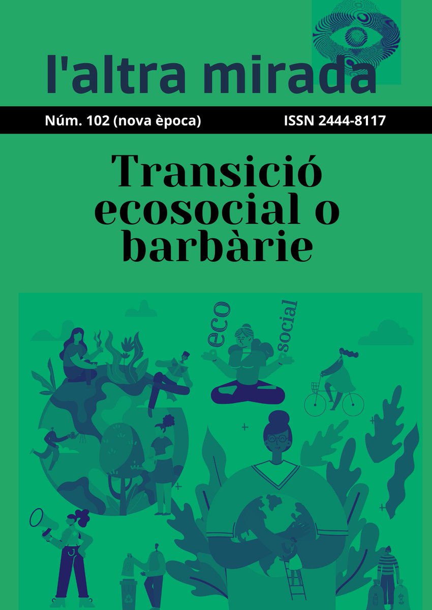 dardermascaro's tweet photo. Ja podeu accedir a la web al darrer núm. monogràfic de la revista #LAltraMirada, dedicat a la transició ecosocial. Si el voleu rebre en paper a casa, apuntau-vos aquí 👇
https://t.co/6GdnT5pbV8 https://t.co/6VgvPKeDtV