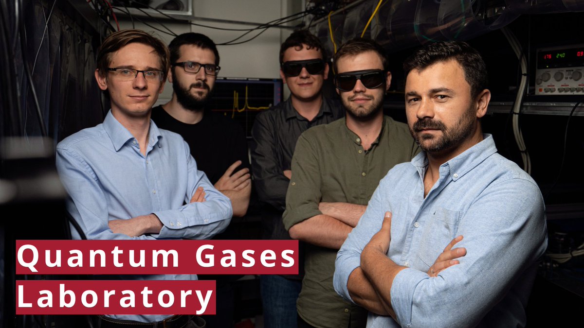 CAMOP_UW's tweet image. It&apos;s Tuesday - let us introduce you to the Quantum Gases Laboratory. It&apos;s a group of experimental physicists led by dr Mariusz Semczuk, who work on the development of new laser cooling methods and formation of #ultracold ground state molecules of Cs and K.
ultracold.fuw.edu.pl