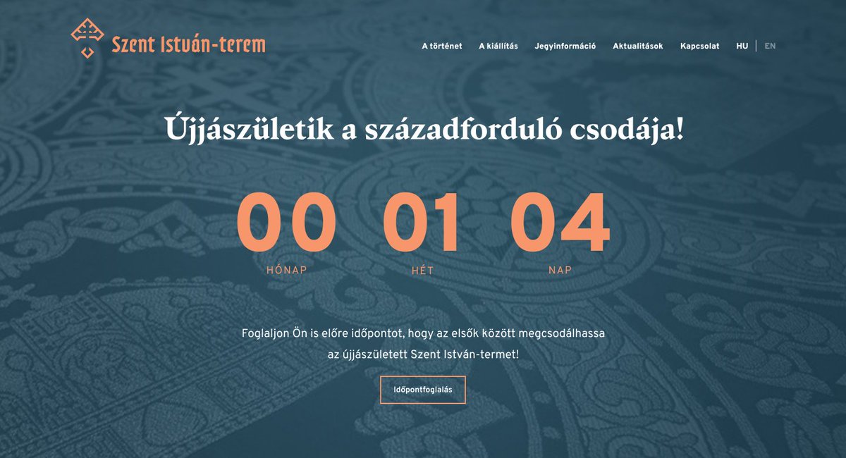 webuildtrust's tweet photo. 🔊A napokban élesedett projektünk, a Szent István-terem történetét bemutató kiállításhoz készült weboldal. 
👉A tárlat az építőkről és az építtetőkről mesél interaktív eszközök segítségével. Utazzatok a múltba a jelen eszközeivel! 
https://t.co/4DZTOp6M7R https://t.co/AkCrYmXTJN