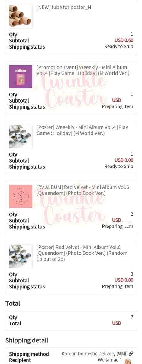 twinklecoaster's tweet photo. #TCPH_PROOFS (γ£ΛΟΛΟ ) β‘
Other orders will be purchased on August 15~ https://t.co/ARMontvsSD