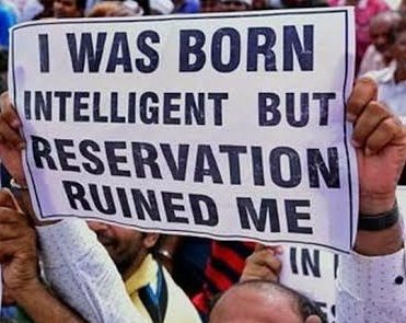 JSShekhawat41's tweet photo. I was born intelligent but 𝙍𝙚𝙨𝙚𝙧𝙫𝙖𝙩𝙞𝙤𝙣 ruined me 😷
#आरक्षण_भारत_छोड़ो https://t.co/8k3f2eSAor