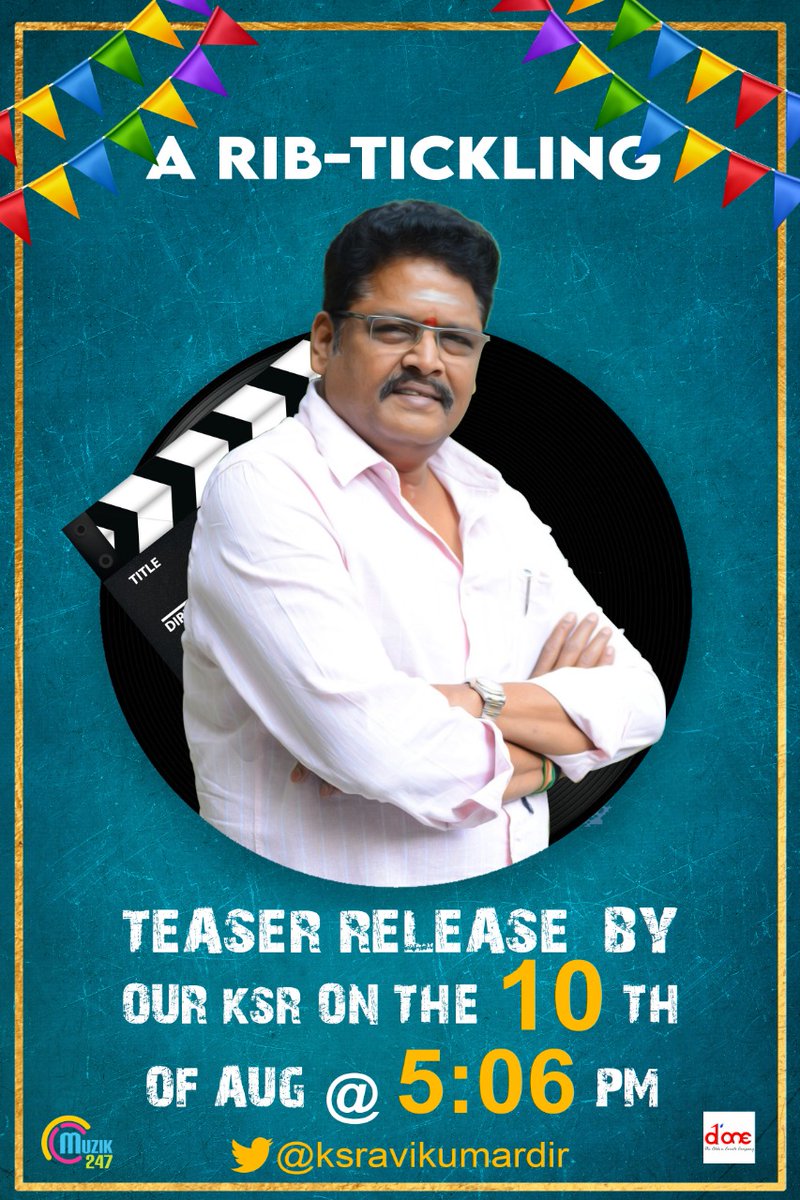 Done Channel (@donechannel1) on Twitter photo Dir KS Ravikumar sir will be releasing the teaser along with <a href="/thisisysr/">Raja yuvan</a> today at 5.06pm. Dir KS Ravikumar sir will be releasing the teaser along with <a href="/thisisysr/">Raja yuvan</a> today at 5.06pm.