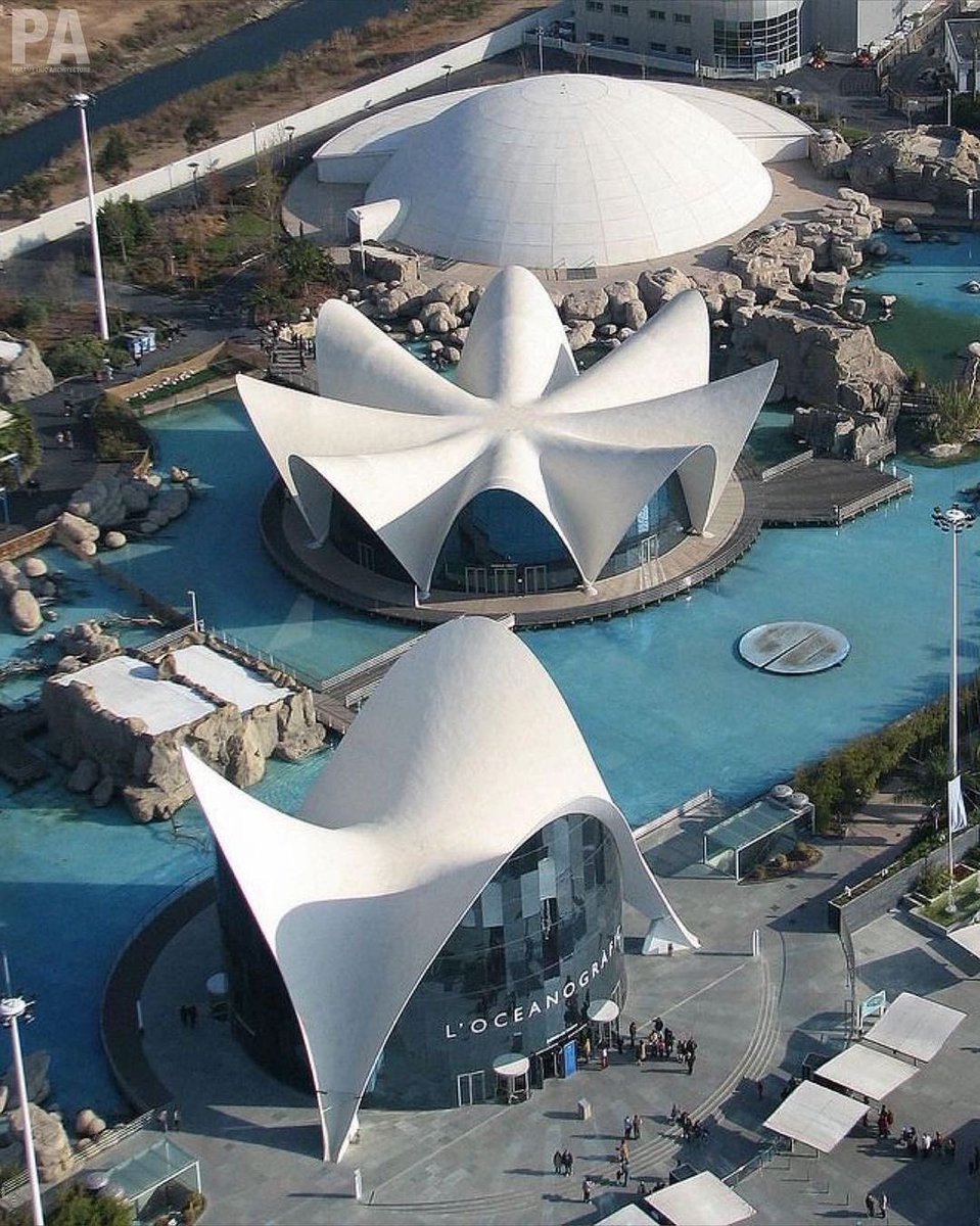 parametricarch's tweet photo. Hyperbolic parabola structures of the L ́Oceanogràfic in Valencia, Spain designed by Felix Candela.

#felixcandela #concrete #hyperbolic #parabola #thinshell #aquarium #valencia #digitaldesign #design #parametric #grasshopper3d #rhinoceros3d #parametricarchitecture https://t.co/1MR943sfKM