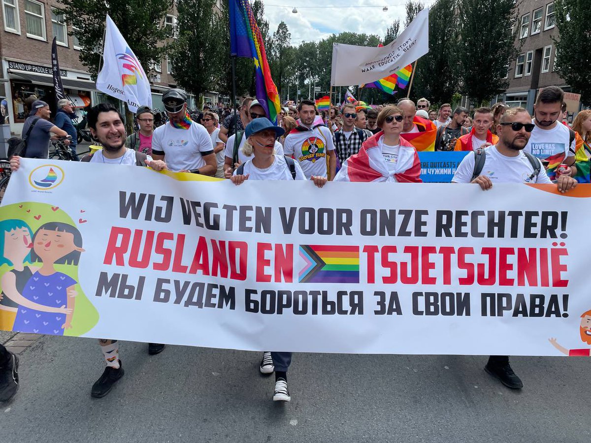 LGBTWorldBeside's tweet photo. Gay Pride in Amsterdam 2021. (+Video). https://t.co/RUicU7JmIi #chechen #chechnya #chechenka #moscow #humanrights #россия #чечня #чечнягрозный #чеченка #чеченец #чеченцы #лгбт #caucasus #church #mosque #рпц #muslim #europe #loveislove #lgbtnews #kavkaz #islam #gaypride https://t.co/cXCmmW98Wc