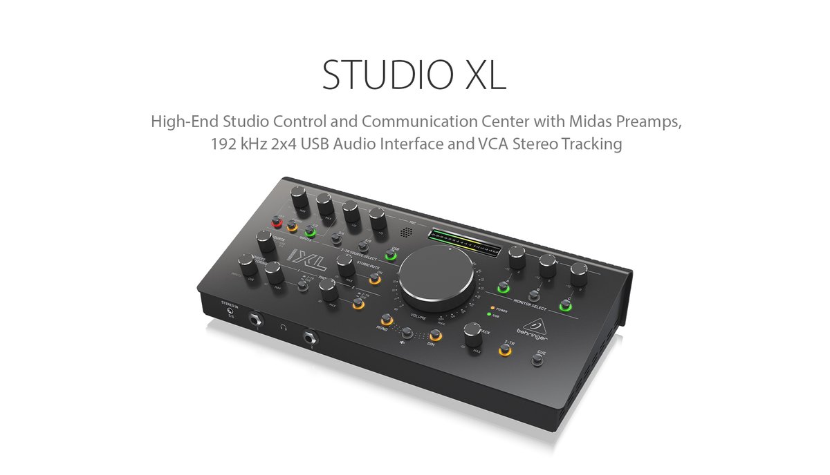 Behringer's tweet photo. STUDIO XL
🔗 https://t.co/5CTyEnAB9a
Ideal solution for home or professional studios, or as part of a larger setup. Premium, ultra-low noise components and high headroom lets your music shine at its best
List Price: $249
#Behringer #STUDIOXL #StudioControllersAndMeters https://t.co/eyhl80rSBv