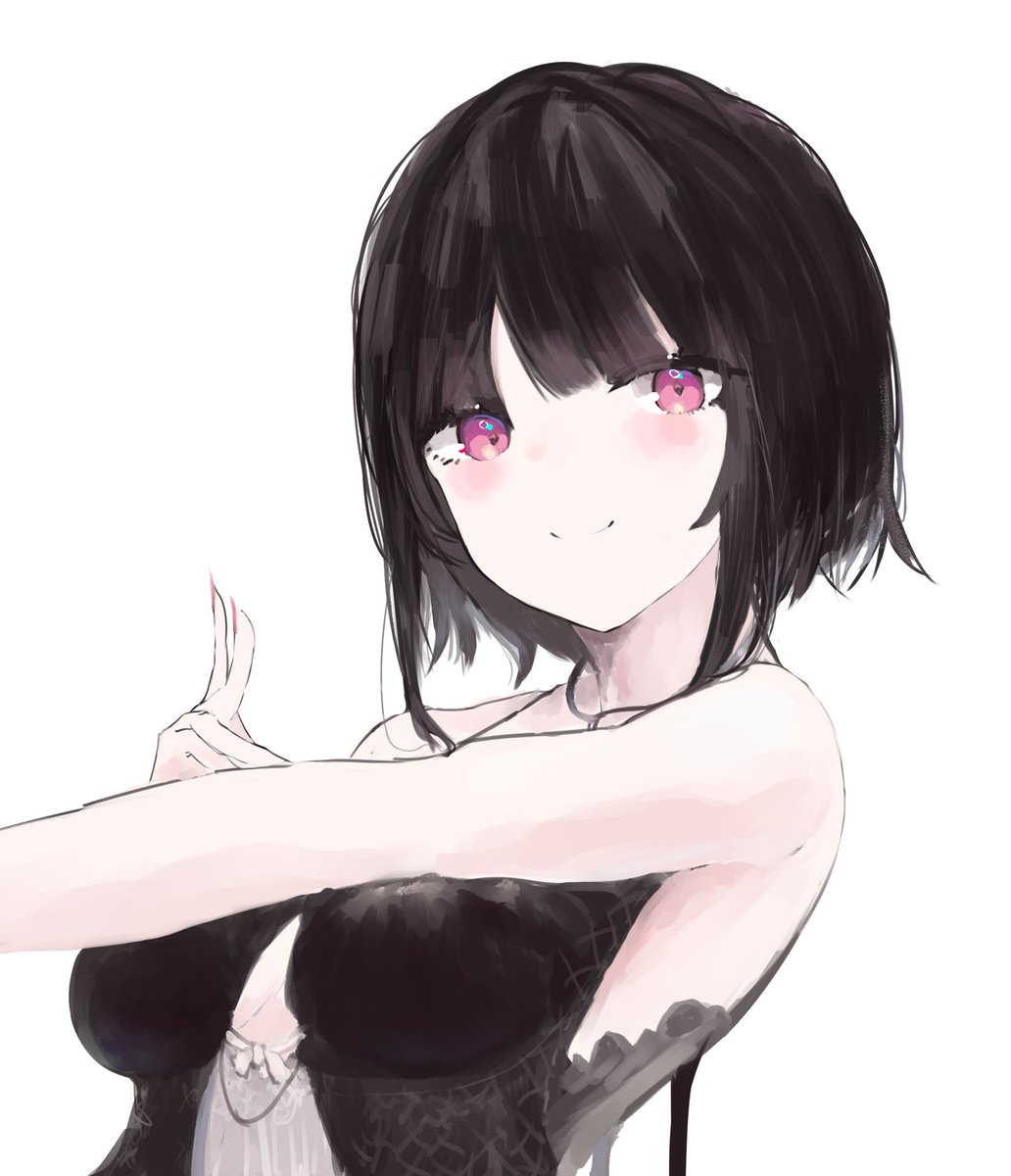 「黒髪さん…」|Yu-dachi🌦のイラスト