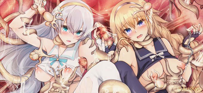 アナスタシア ✠  ジャンヌ ✠ 触手 フルサイズ   #FGO #FateGrandOrder 