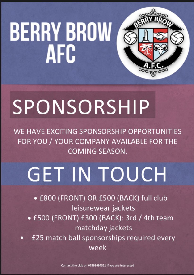 Berry Brow AFC tweet media