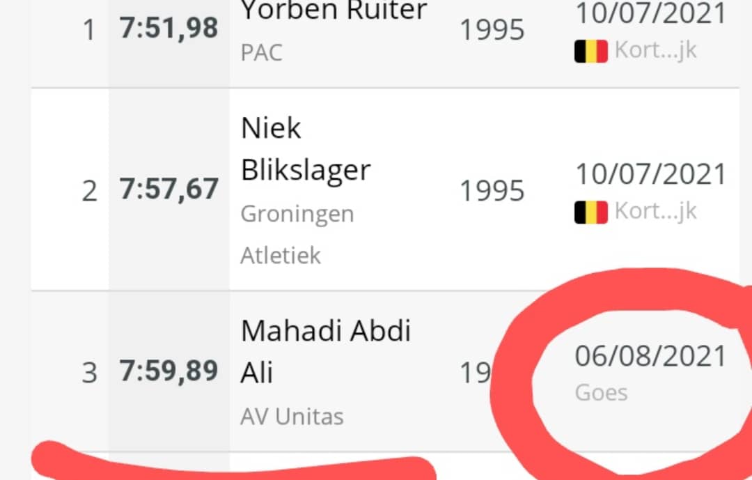 BAM🎉 Goes on Track komt met stip de Belgische en Nederlandse ranglijsten binnen!

Gefeliciteerd Eline Dalemans met de beste Belgische🇧🇪 jaarprestatie en Mahadi Abdi Ali met de derde Nederlandse 🇳🇱 tijd in 2021!

#av56 <a href="/VlaamseAtlLiga/">Atletiek Vlaanderen</a> <a href="/Atletiekunie/">Atletiekunie</a> @atletiekl <a href="/tdr_tweet/">TeamDistanceRunners</a>
