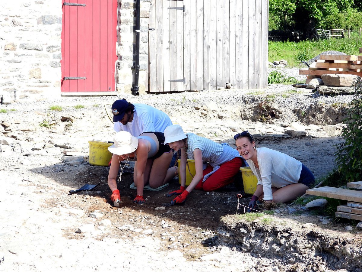 CUHistArchRel's tweet photo. Considering #Clearing options? Love the past? Think #CardiffArchaeology βοΈπ¬ Our students really rate our BA Archaeology degree, with 100% student satisfaction (latest NSS). Placements are always the standout highlight. Here's James on #StrataFlorida last month. #archaeology https://t.co/M3jyBVFPJs